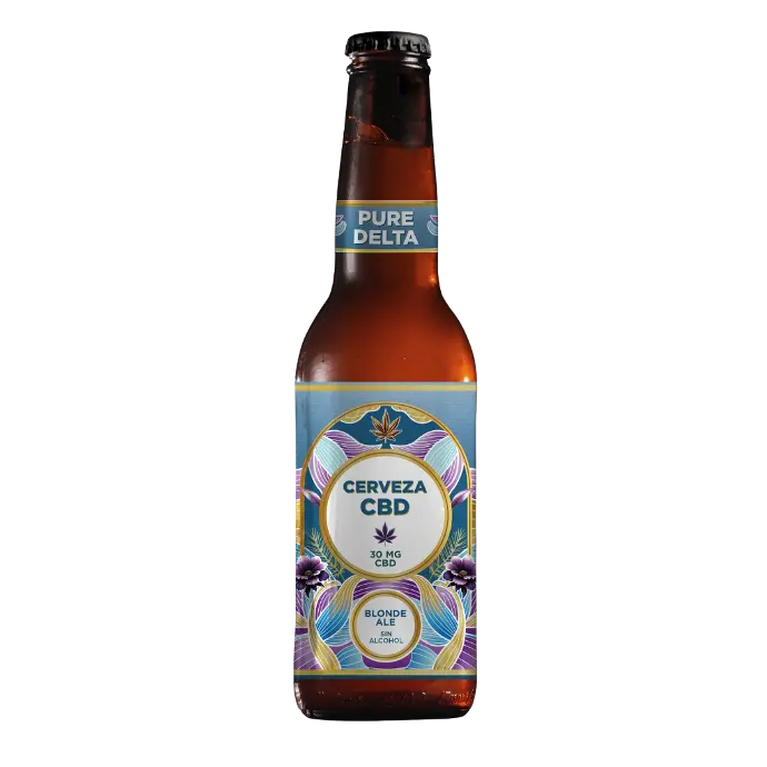 Cerveza Blonde Ale 355ml+CBD - PURE