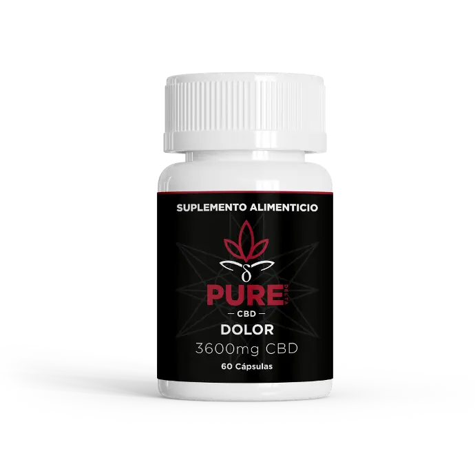 Cápsulas de CBD Dolor 60pz - PURE