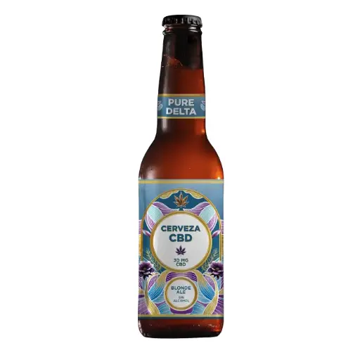 [PUCERBLOALECBD] Cerveza Blonde Ale 355ml+CBD - PURE