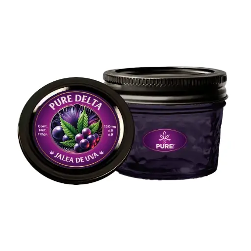 [PU-JALEAUVATHC] Jalea Uva Infusionada THC + bote de cristal - PURE