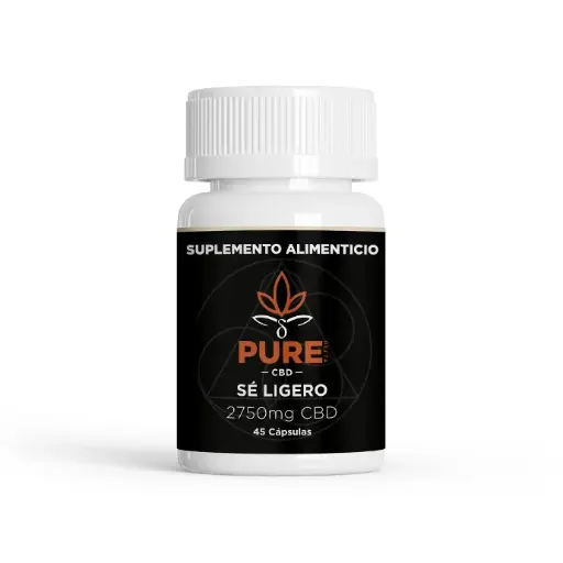 [XXPBSCB-CAXX-0045PZN2PT] Cápsulas de CBD Se Ligero 45pz - PURE