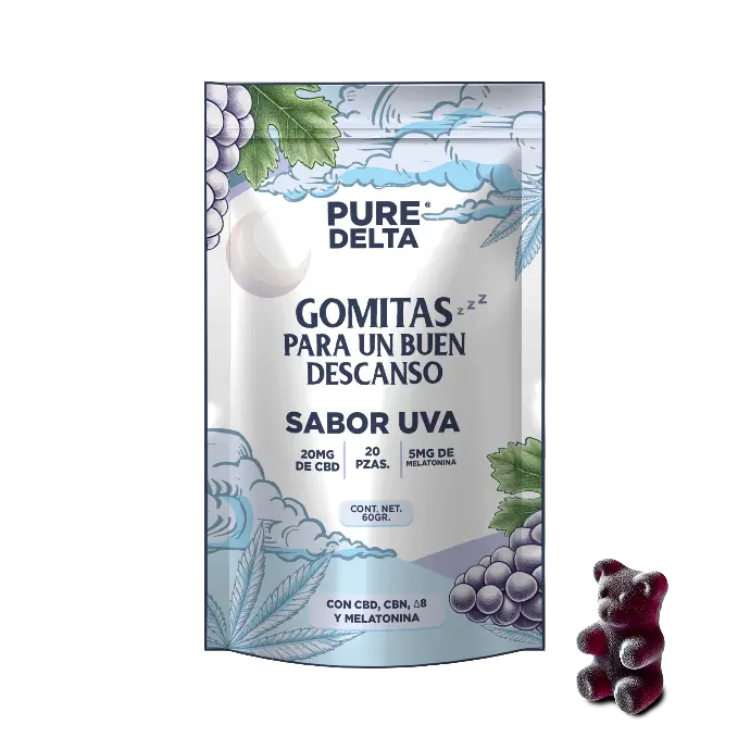 Gomitas Dormir CBD Bear - Uva 20pz - PURE