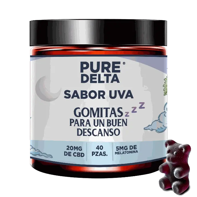 Gomitas Dormir CBD Bear - Uva 40pz - PURE