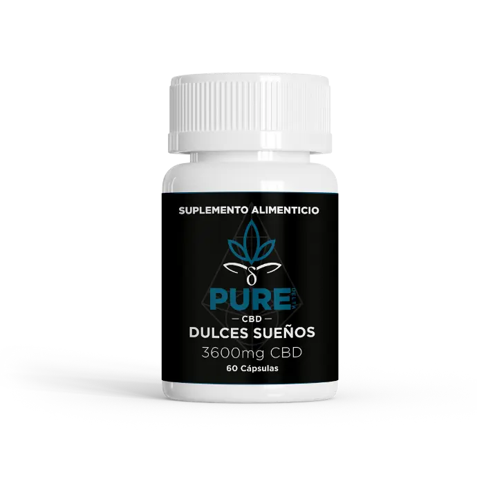 Cápsulas de CBD Dulces Sueños 60pz - PURE