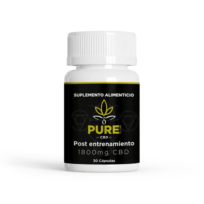 Cápsulas de CBD Post-Entrenamiento 30pz - PURE