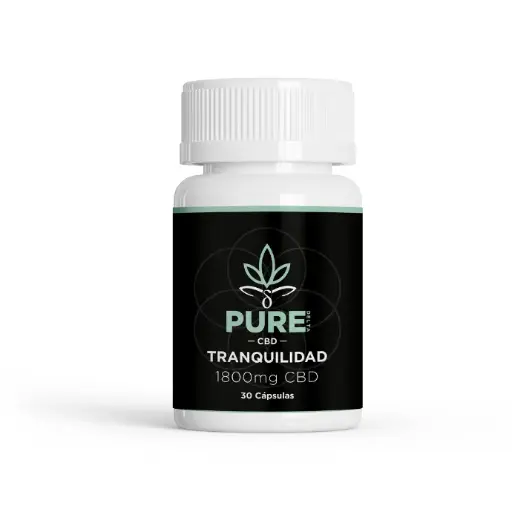 [PU-CAPSUCBD30PZ] Cápsulas de CBD Tranquilidad 30pz - PURE