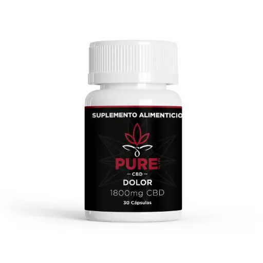 [PU-CAPSCBDDOL30PZ] Cápsulas de CBD DOLOR 30pz - PURE