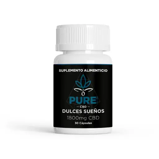 [PU-CAPSCBDDULCES30PZ] Cápsulas de CBD Dulces Sueños 30pz - PURE