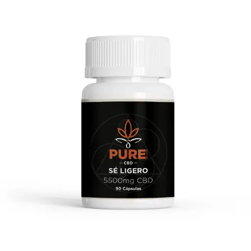 [XXPBSCB-CAXX-0090PZN2PT] Cápsulas de CBD SE LIGERO 90pz - PURE